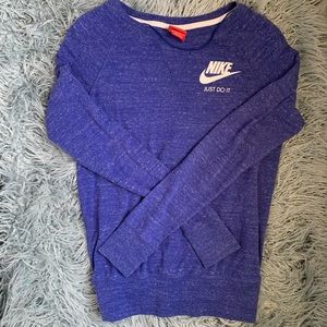 Blue nike pullover